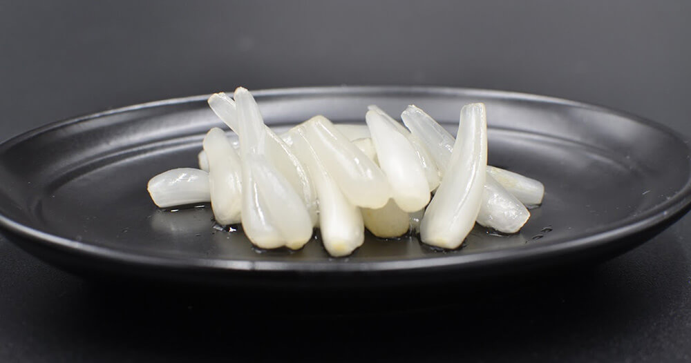 小粒でシャキシャキと<br>歯切れの良い食感は絶品